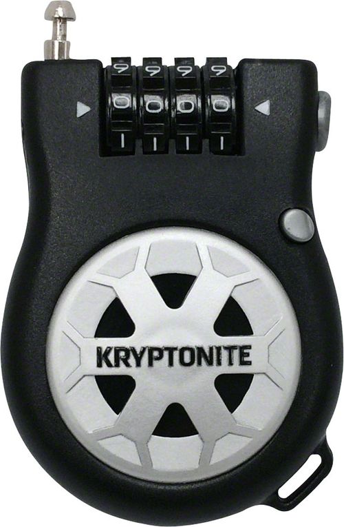 Kryptonite R-2 Retractable Combo Cable Lock: 3' (90cm)
