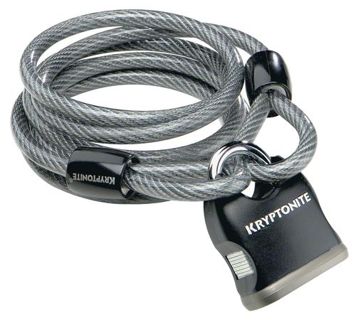 Kryptonite KryptoFlex Cable Lock with Key: 6' x 8mm