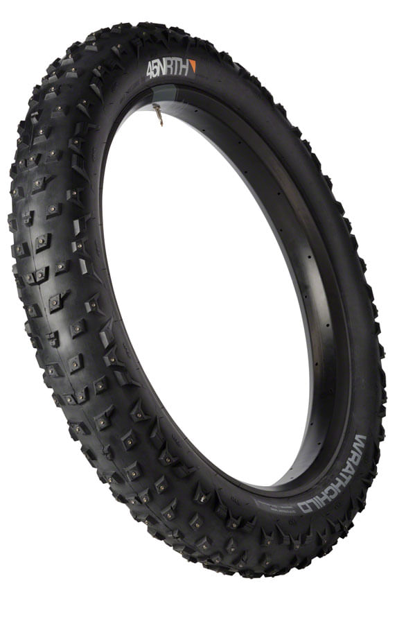 45NRTH-Wrathchild-Tire---26-x-46-Tubeless-Folding-Black-120tpi-224-XL-Concave-Carbide-Aluminum-Studs-TR4593-5