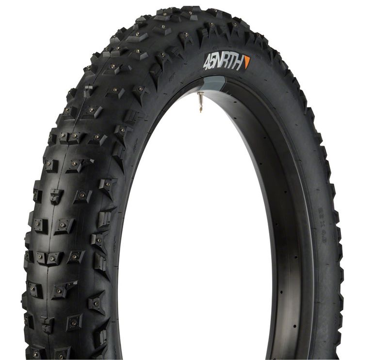 45NRTH-Wrathchild-Tire---26-x-46-Tubeless-Folding-Black-120tpi-224-XL-Concave-Carbide-Aluminum-Studs-TR4593-5