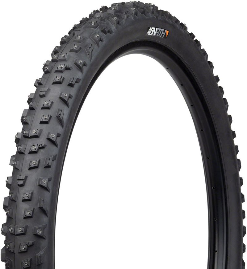 45NRTH-Wrathchild-Tire---29-x-26-Tubeless-Folding-Black-120tpi-252-XL-Concave-Carbide-Aluminum-Studs-TR4662-5