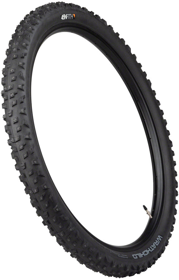 45NRTH-Wrathchild-Tire---29-x-26-Tubeless-Folding-Black-120tpi-252-XL-Concave-Carbide-Aluminum-Studs-TR4662-5