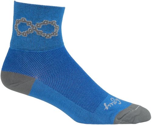 SockGuy Classic Infinite Socks - 3", Blue, Small/Medium