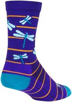SockGuy-Dragonflies-Crew-Socks---6-inch-Purple-Blue-Orange-Large-X-Large-SK1923
