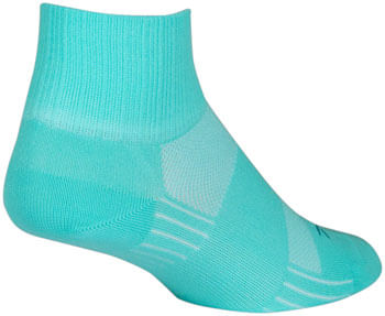 SockGuy Aqua Sugar SGX Socks - 2.5 inch, Aqua, Small/Medium