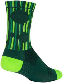 SockGuy Rainforest SGX Socks - 6 inch, Green, Small/Medium