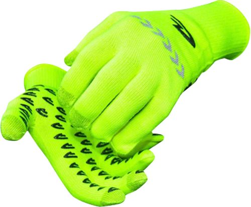 DeFeet Duraglove ET Gloves - Hi-Vis Yellow/Reflector, Full Finger, X-Large