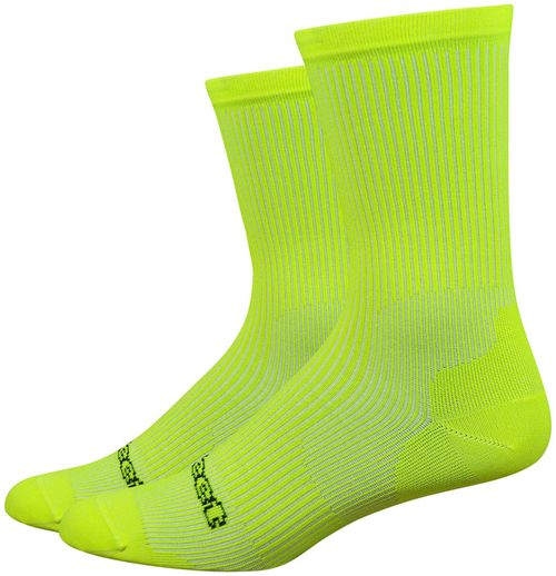 DeFeet Evo Classique Socks - 6", Hi-Vis Yellow, Small