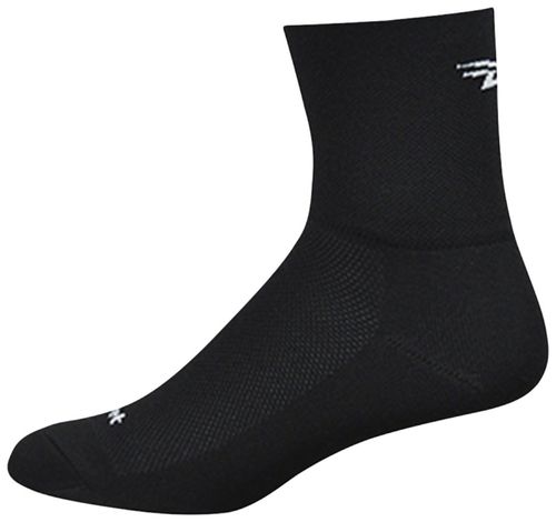 DeFeet Aireator D-Logo Socks - 3 inch, Black, Medium