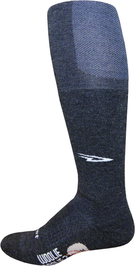 DeFeet Woolie Boolie Knee Hi Socks - 8 inch, Charcoal, X-Large