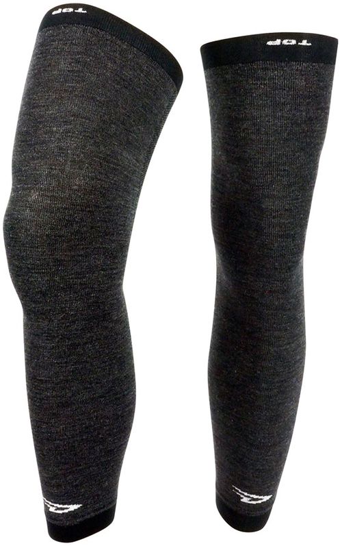 DeFeet Wool Kneeker Full Length Leg Covers - Charcoal, Small/Medium