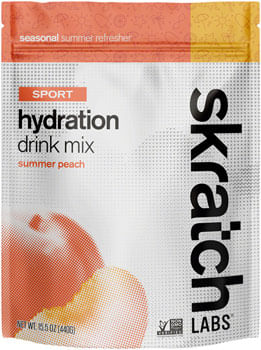 Skratch Labs Sport Hydration Drink Mix - Peach, 20-Serving Resealable Pouch