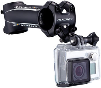 Ritchey Universal Stem Face Plate Accessory Mount: GoPro, Black