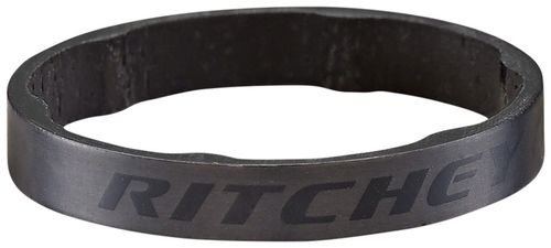 Ritchey WCS Carbon Headset Spacers 1-1/8, 5mm, Black, 5-pack
