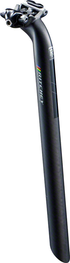 Ritchey WCS Carbon 1-Bolt Seatpost: 31.6, 400mm, 25mm Offset, Black