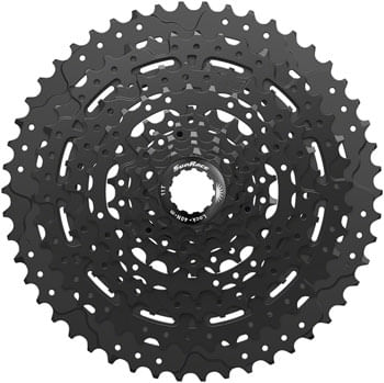 SunRace M993 Cassette - 9 Speed, 11-50t, ED Black, Alloy Spider and Lockring