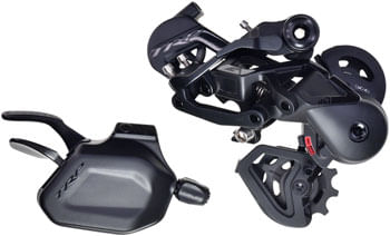TRP M-860 DH7 Rear Derailleur and Shift Lever Box Set, 7-Speed, Black/Black, 2400 x 2000mm Cable