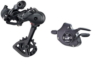 TRP TR12 Rear Derailleur and Shifter Kit - Black