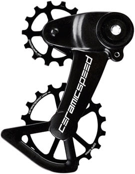 CeramicSpeed-OSPW-X-Oversized-Pulley-Wheel-System-for-SRAM-Eagle-AXS---Alloy-Pulley-Carbon-Cage-Black-DP0178