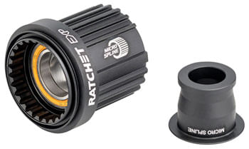 DT Swiss Ratchet EXP Freehub Body - Shimano Micro Spline MTN, Light, Aluminum, Ceramic Bearing, Kit w/ End Cap, 12 x 142/148 mm