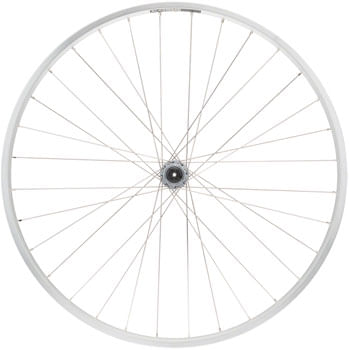 Quality Wheels Value Double Wall Series Rear Wheel - 700, QR x 135mm, Rim Brake, HG 10, Silver, Clincher, 32H