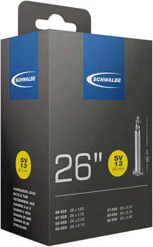Schwalbe Standard Tube - 26 x 1.50-2.50", 60mm, Presta Valve