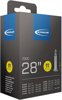 Schwalbe Standard Tube - 27.5 x 1-1/2 - 28 x 1-1/2", 50mm, Presta Valve
