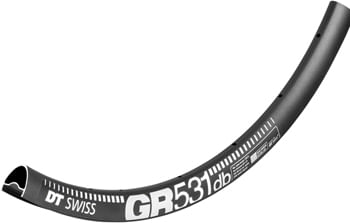 DT Swiss GR 531 Rim - 700, Disc, 24h, Black