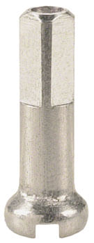 DT Swiss Standard Spoke Nipples - Brass, 2.0 x 16mm, Silver, Box of 100