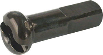 DT Swiss Pro Lock Spoke Nipples - Brass, 2.0 x 12mm, Black, Box of 100