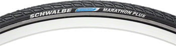 Schwalbe Marathon Plus Tire - 700 x 25, Clincher, Wire, Black/Reflective, Performance Line