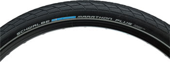 Schwalbe Marathon Plus Tire - 26 x 2, Clincher, Wire, Black/Reflective ,Performance Line