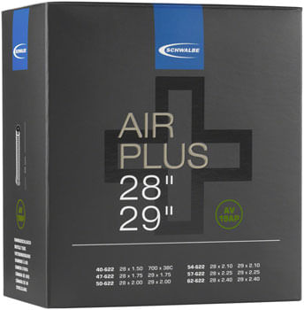 Schwalbe Air Plus Tube - 29 x 1.5 - 2.4, 40mm Schrader Valve