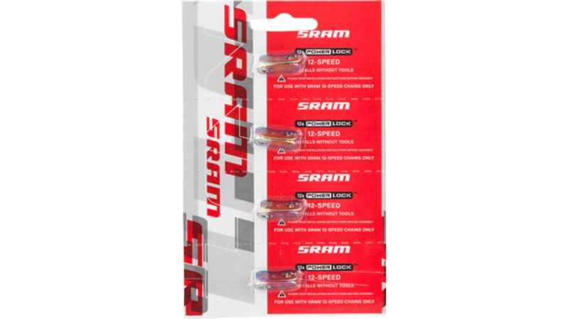 Rainbow Finish Card/4 SRAM Eagle PowerLock Link for 12-Speed Chain 