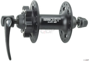 Shimano XT HB-M756 Front Hub - QR x 100mm, 6-Bolt, Black, 36h