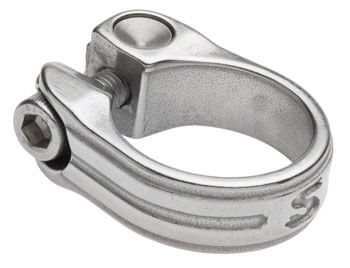 Surly New Stainless Seatpost Clamp 30.0mm Silver