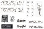 Surly-Krampus-Frame-Decal-Set---White-with-Sticks-MA1264