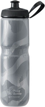 Polar Bottles Sport Contender Insulated Water Bottle - 24oz, Charcoal/Silver
