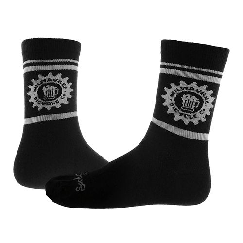 Milwaukee Bicycle Co. Socks - TurboWool Crew - Headbadge