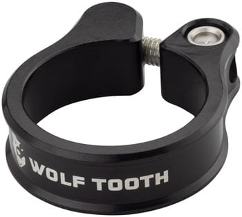 Wolf Tooth Seatpost Clamp - 28.6mm, Bolt-On, Black