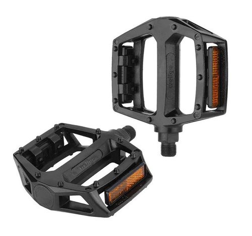 LU-313 AL PLATFORM PEDAL 1/2" BLK