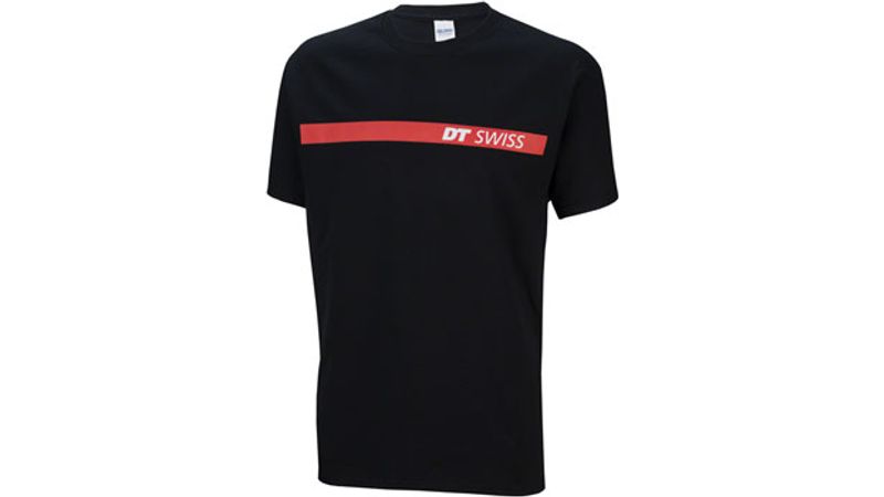 Beheer bevroren dichtbij DT Swiss Logo T-Shirt: Black MD 