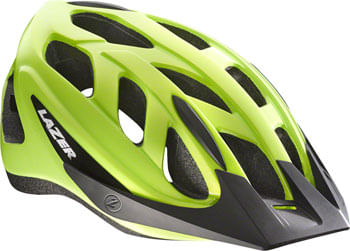 Lazer Cyclone Helmet: Flash Yellow LG