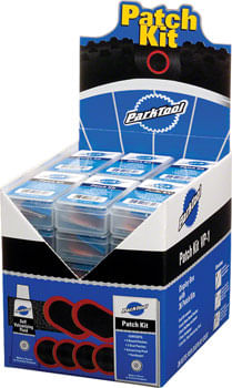 Park Tool Vulcanizing Patch Kit: Display Box with 36 Individual