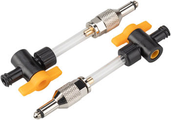 Jagwire-Elite-DOT-Bleed-Kit-Universal-Adapters-with-1/4-Turn-Valves,-Pair