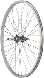 Quality-Wheels-Value-Single-Wall-Series-Coaster-Brake-Rear-Wheel---26--3-8--x-124mm-Coaster-Brake-3-Prong-Cog-Silver