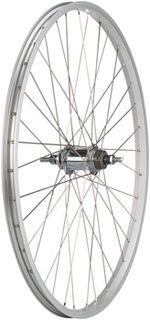 Quality-Wheels-Value-Single-Wall-Series-Coaster-Brake-Rear-Wheel---26--3-8--x-124mm-Coaster-Brake-3-Prong-Cog-Silver