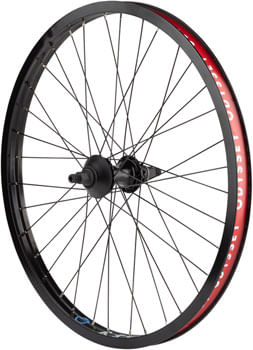Odyssey-Hazard-Lite-Rear-Wheel---24--14-x-110mm-Rim-Brake-Cassette-RHD-LHD-Hard-Black-Clincher