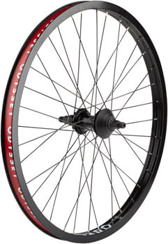Odyssey-Hazard-Lite-Rear-Wheel---24--14-x-110mm-Rim-Brake-Cassette-RHD-LHD-Hard-Black-Clincher
