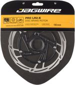 Jagwire-Pro-LR2-E-Ebike-Disc-Brake-Rotor-with-Magnet---180mm,-Center-Lock,-Silver/Black